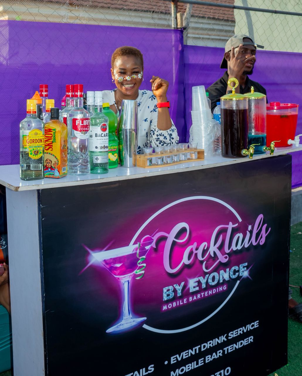 Private party cocktails
